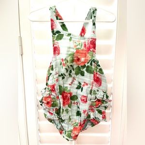 Angel Dear floral romper